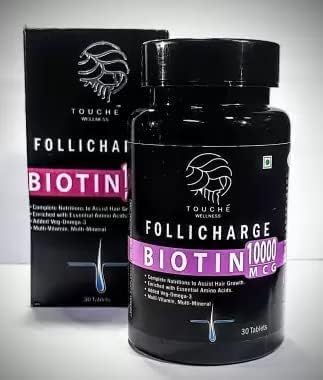 Follicharge Multivitamin Tablets for Men and Women, 30 Tablets