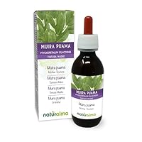 Muira puama (Ptychopetalum olacoides) Rinde Alkoholfreier Urtinktur Naturalma - Flüssig-Extrakt Tropfen 120 ml - Nahrungsergänzungsmittel - Veganer