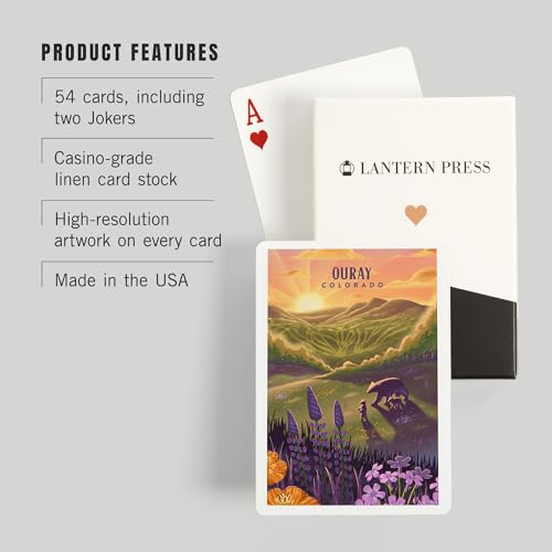 Baraja Póker 52 Cartas Ouray Colorado miniatura 3