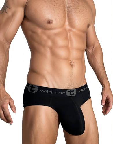 Wildmant Cotton Monster Cock Brief Black4