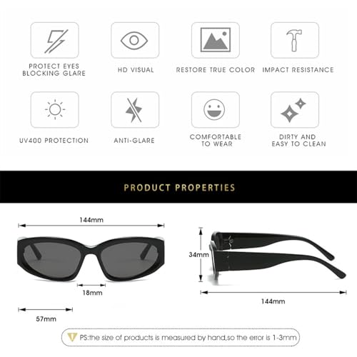 Lunettes de soleil de luxe œil de chat finition haute couture - 7