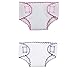 Nicedier La muñeca de 18 Pulgadas Chica portátil Mini Ropa Interior del pañal muñecas Doll Creativo Bragas Mini Calzoncillos Bodyshorts Cortocircuitos 2pcs 10cm