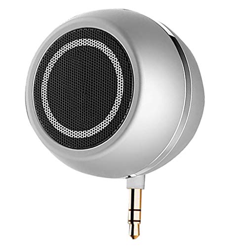 homozy Nova Moda Mini Alto-falante De 3,5 Mm De - Prata