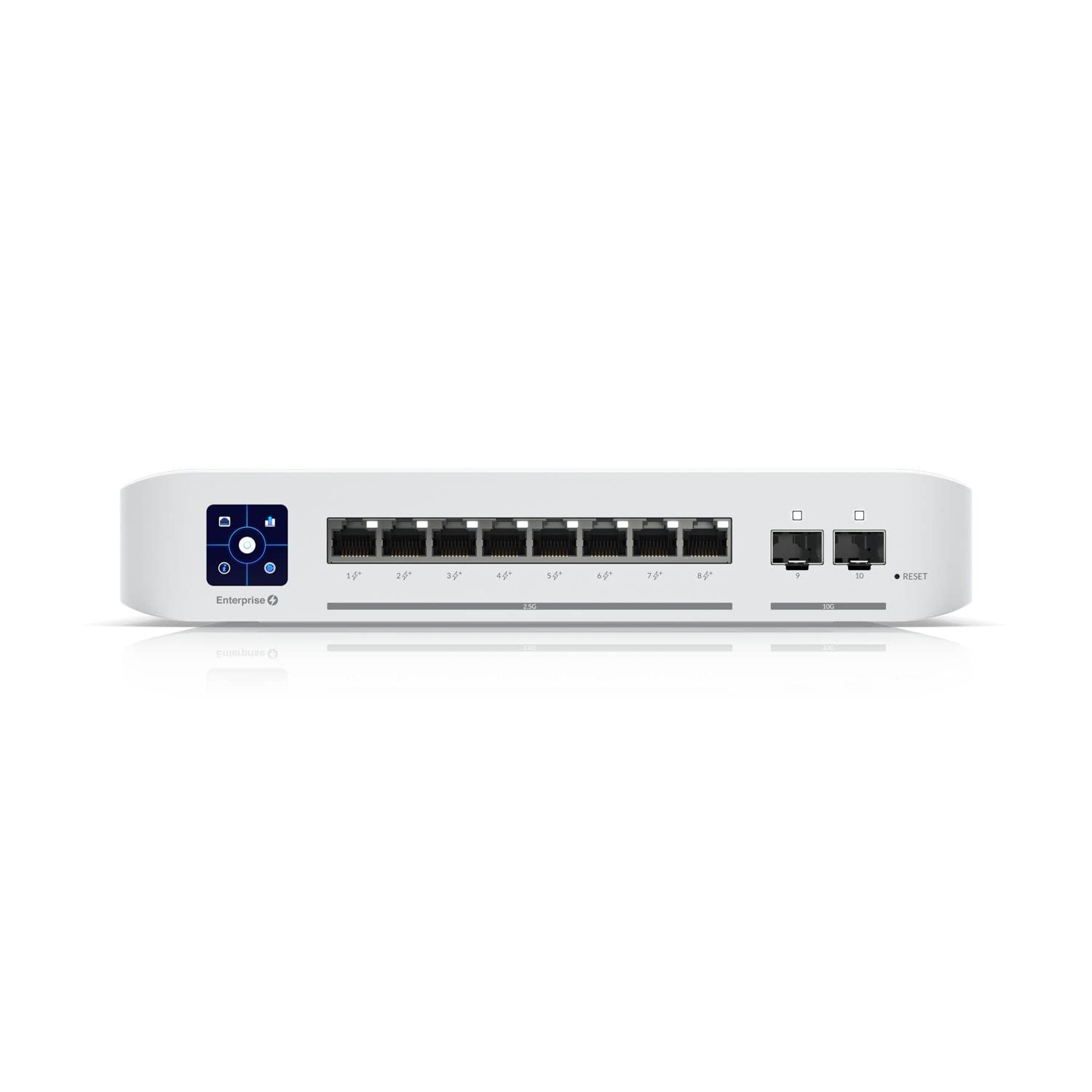 Ubiquiti Unifi Enterprise - Switch - L3 - Managed - 8 X 10/100/1000/2.5g (poe+) + 2 X 1 Gigabit/10 Gigabit Sfp+ (uplink) - Desktop - Poe+ (120 w)