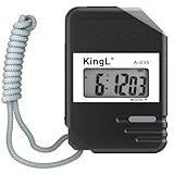 Stopwatch Timer Digital Sports Stop Watch, Large Display, Lap Split, Clock, Calendar, Alarm, for Coaches, Swimming, Running, Training