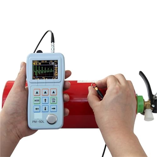 Paint Thickness Gauge, PM5DL Ultrasonic Thickness Gauge Provides High-Speed Measurements for On-site Inspection, Handheld Thickness Tester miniatura 3