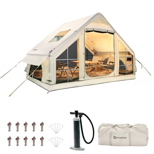 Carpa Inflable 4-6 Personas con Ventana y Rápido Montaje