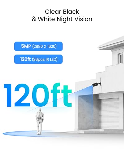 Image of ZOSI 4K PoE Security Camera System Outdoor, 8CH PoE NVR (16CH Expandable) with 2TB HDD, 8 x 5MP 3K Bullet IP Cameras Indoor, Human Vehicle Detection, 120ft Night Vision, Remote Access, 24 /7 Recording
