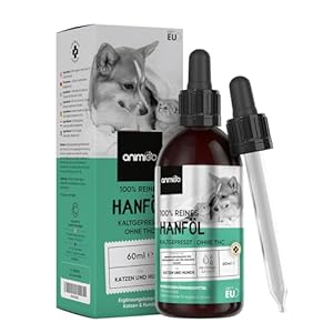 animigo Hanföl für Hunde & Katzen - 60ml
