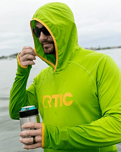 RTIC Mens UPF 50+ Sun Protection Hoodie Long Sleeve Hooded Sweatshirt, Moisture Wicking, Quick-Drying Outdoor Clothes3