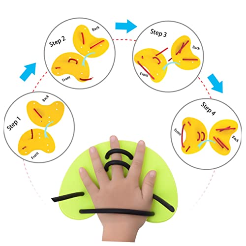 Toddmomy Pás De Natação Treinamento De Natação E Acessórios Pás De Natação Pás De Natação Para Mãos