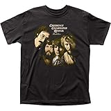 Creedence Clearwater Revival 1960s American Rock Band Pendulum Group T-Shirt Black