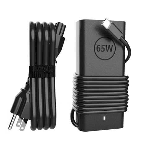 65W USB Type C Laptop Charger Compatible with Dell Latitude 5440 5540 5450