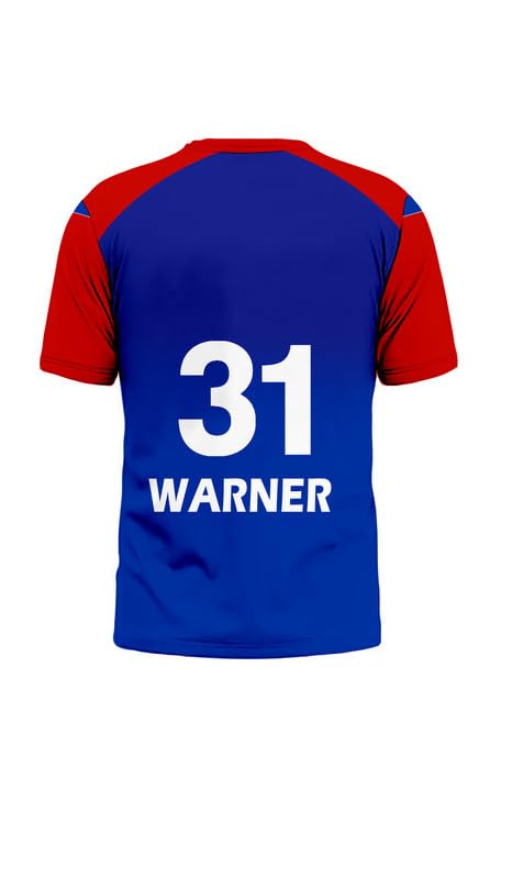 Image of Sports India IPL Cricket Team T Shirt Jersey for (Kid's, Boy's & Mens) New 2024 L812