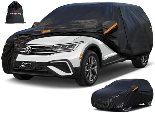 kayme 7-Layer Custom-Fit Car Cover for Volkswagen Tiguan Allspace LWB