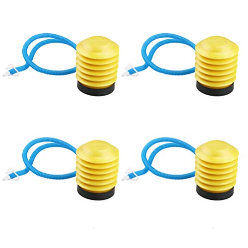 EXCEART 4Pcs Bomba de PÃ© Fole PÃ© Bomba Manual de Bomba de Ar para Cama InflÃ¡vel Brinquedos de Nat