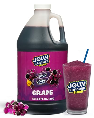 Image of JOLLY RANCHER Grape Beverage Mix - Fruit Flavor Slushie Mix for Machine, 1 /2 Gallon Bottle - Frozen Drink Concentrate, 5:1 Ratio for Slushie & Frozen Drink Machines