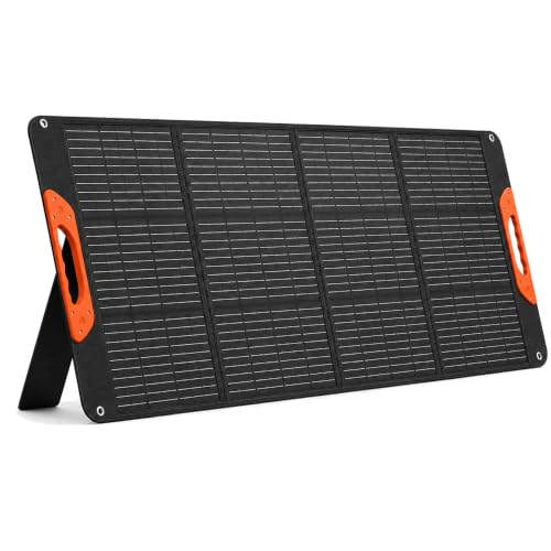 Tazeet 200W Foldable Solar Panel with USB-C PD 18W QC3.0 and DC Output