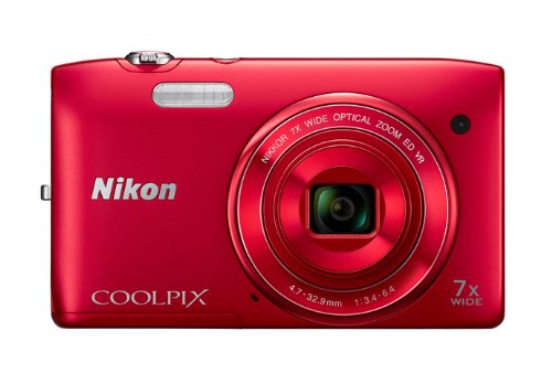 Nikon デジタルカメラ COOLPIX S3500 光学7倍ズーム 有効画素数 2005万画素 ラズベリーレッド S3500RD
