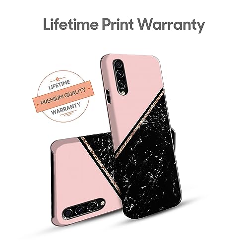 Image of COLORflow Back Cover Compatible with Samsung Galaxy A70 | Beautiful Black Pink Marble | Designer Printed Hard CASE Bumper Back Cover