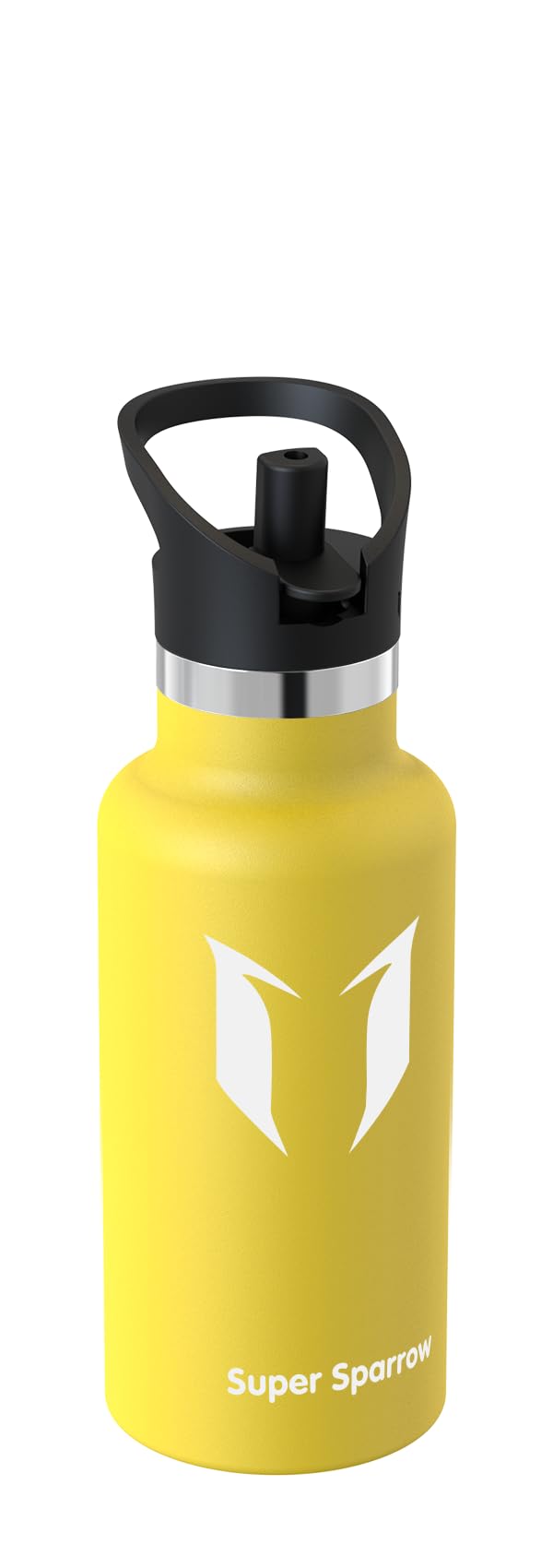 Super Sparrow Borraccia Termica, Acciaio Inox Bottiglia Termica - 350ml, 500ml, 750ml, 1L - Senza BPA Borracce, Borraccia Bambini per Scuola, Sport, Campeggio, Yoga, Palestra, Ciclismo