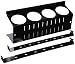 Wall Control Pegboard Spray Can Holder Bracket and Aerosol Can Organizer for Wall Control Pegboard and Slotted Tool Board - Black