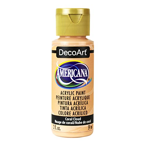 Image of DecoArt Americana Acrylic Paint, 2-Ounce, Coral Cloud