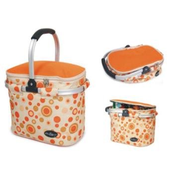 Picnic & Beyond Aluminum-Framed Picnic Cooler/Basket