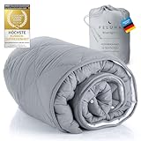 Feluna® Bettdecke 4-Jahreszeiten Steppdecke Bettwäsche; Atmungsaktive Winter...
