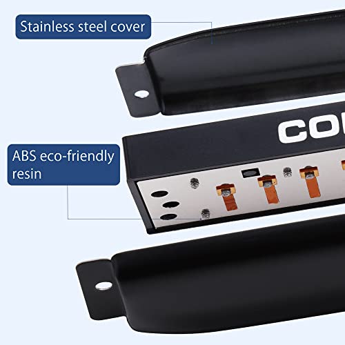 CONJURER Blues Harmonica diatonique 10 trous 40 mélodies en C pour débutant, adulte, enfant, professionnel, étudiants… - Les Beatles, Paul McCartney, John Lennon, RIngo Starr, George Harrison CONJURER Blues Harmonica diatonique 10 trous 40 mélodies en C pour débutant, adulte, enfant, professionnel, étudiants… – Image 3