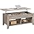 Yaheetech Lift Top Coffee Table, Coffee Table with Hidden Storage Compartment & Lower Shelf, 41in Center Table for Living Room, Office, Grey