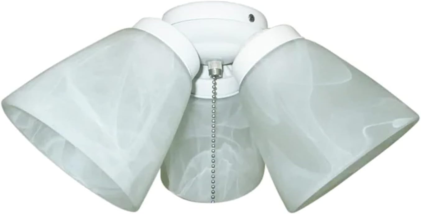 similar to stock photo HARBOR BREEZE 3-Light White Ceiling Fan Light Kit
