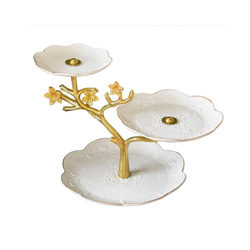 miska na owoce, Strona główna Lampa ceramiczna Luksusowa dekoracja talerza na owoce