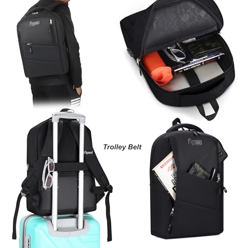Image of IRMAO Large Capacity Classic Fashion Multi Functional Business Backpack Durable Daily Waterproof Travel Laptop Backpack (RE VERSE)