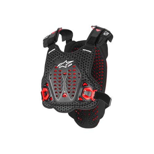 Alpinestars - A-5 Plasma Chest Protector Black/Red/White Md/Lg (6700825-132-ML)
