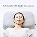 Gel-Infused Contour Memory Foam Pillow for Sleeping - Conform Softly to The Head & Cradles Neck in Comfortable Soft Support, Ergonomic Design Cervical Pillow for All Sleepers, CertiPUR US