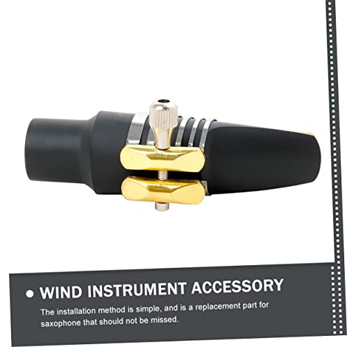 Lightaotao Saxophone Clamp Brass Fittings Clarinet Accessories Silver Accessories Mouthpiece Ligature Clips Saxophone Part Sax Fastener Clip Metal Sax Clip Saxophone Ligature Fastener Metal #TOP1