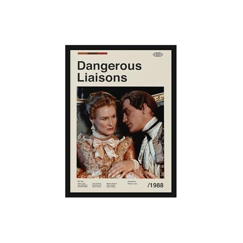 Image of BLINKART Cruel Intensions Movie Poster Frame 8x12 Inch | Premium 300 GSM Paper Wall Print | Mid Century Vintage Film Artwork for Home, Bedroom, Living Room, Office | Framed Photo Decor