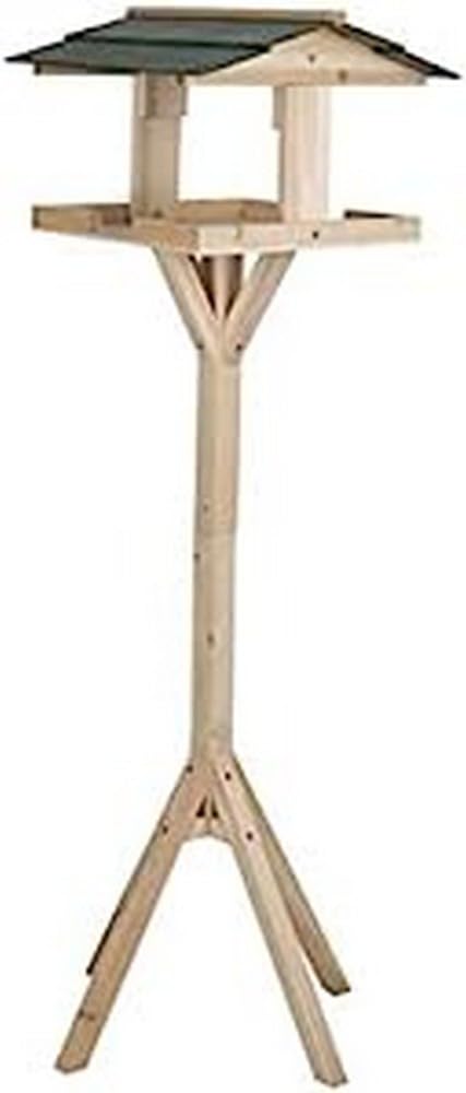 Pajarera con Soporte - 115 x 35 x 35 cm - Comedero para pájaros - para jardín y balcón