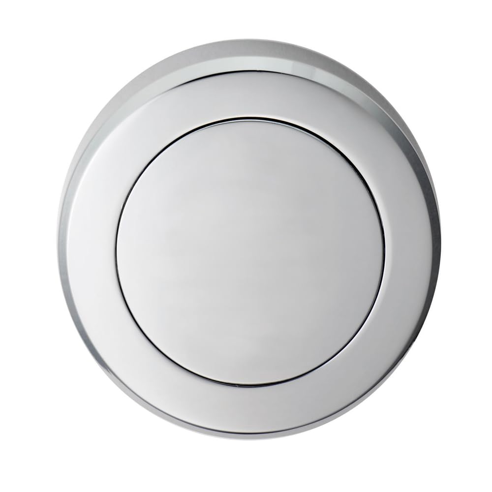 Ironmongery Solutions® Escutcheon Blank Profile Door Keyhole Cover Plate Durable Metal Door Furniture Fixings Included (Satin Chrome)