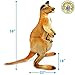 TigerHart Kari The Kangaroo and Joey - 3 Foot Big Stuffed Animal Plush Roo