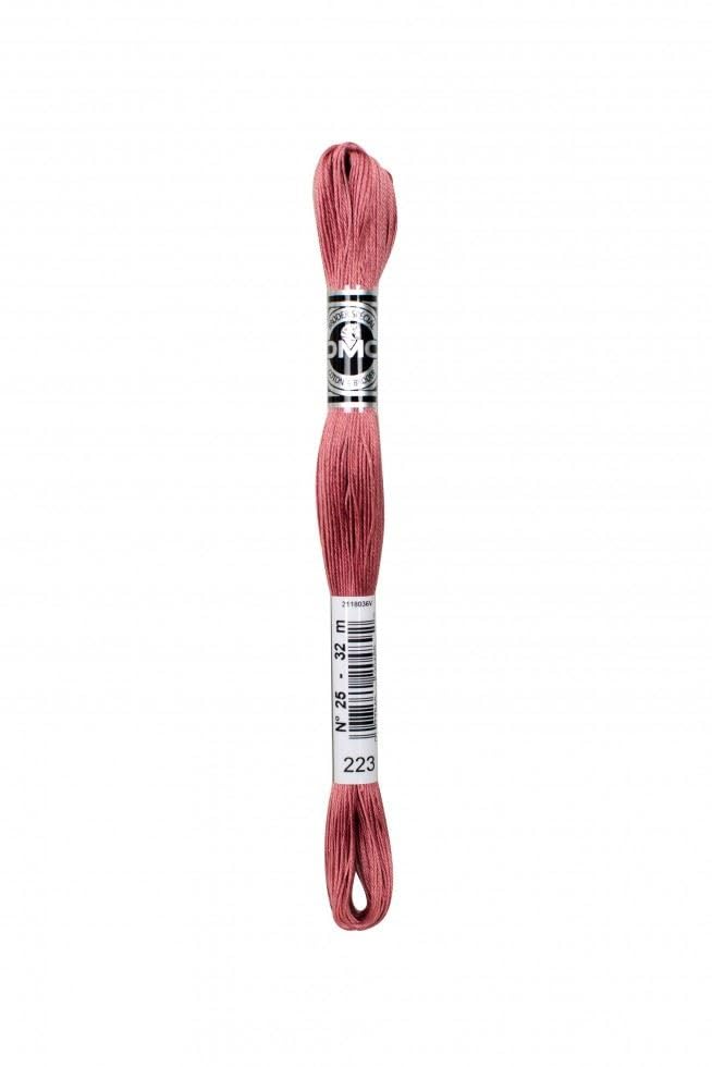 DMC Size 25 Coton A Broder Special Embroidery Thread - 223 Red - Each — image 1