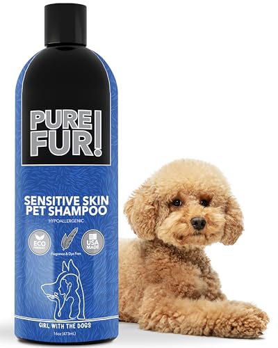 Pure Fur! by Girl With The Dogs - Made in USA - Sensitive Skin Pet Shampoo 16 oz