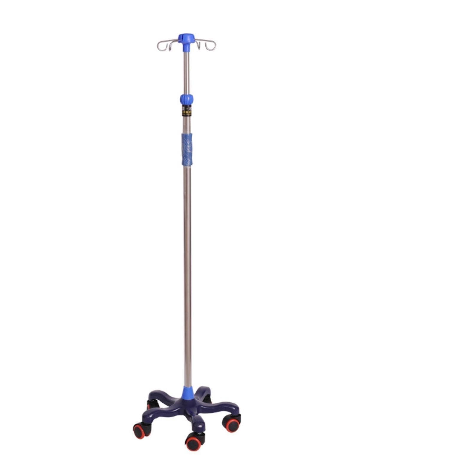 Support de perfusion mobile à hauteur réglable for poteau IV