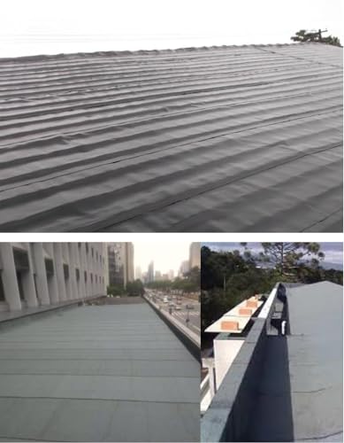 Manta Asfáltica Auto Adesiva Cinza 30cm x 10m Fita Para Pequenos Reparos Telhado