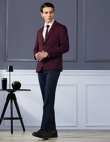 Image of Peter England Men's Formal Premium Textured Blazer