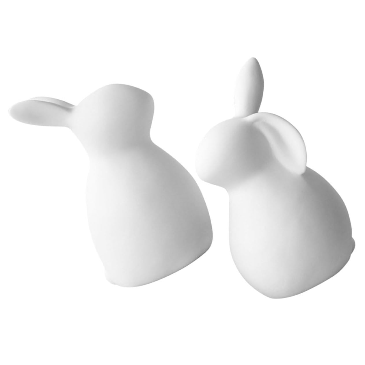 Cabilock Set Di Statuette Di Coniglietti Statuette in Ceramica Ornamenti in Miniatura Di Conigli Decorazioni Per La Casa Da Tavolo