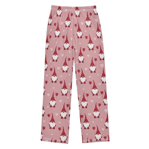 Sweet Gnome Boys Long Pants Soft Trousers Elastic Waist Kids Lounge Bottoms with Pockets S-XL