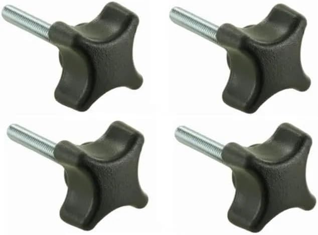cyclingcolors 4x Tornillos Cabeza moleteada M5 x 35 manilla cabeza Estrella perilla de mariposa