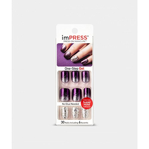 KISS imPRESS Nails Press-On Manicure Nails (BIPA040W02-Harlem Shake)